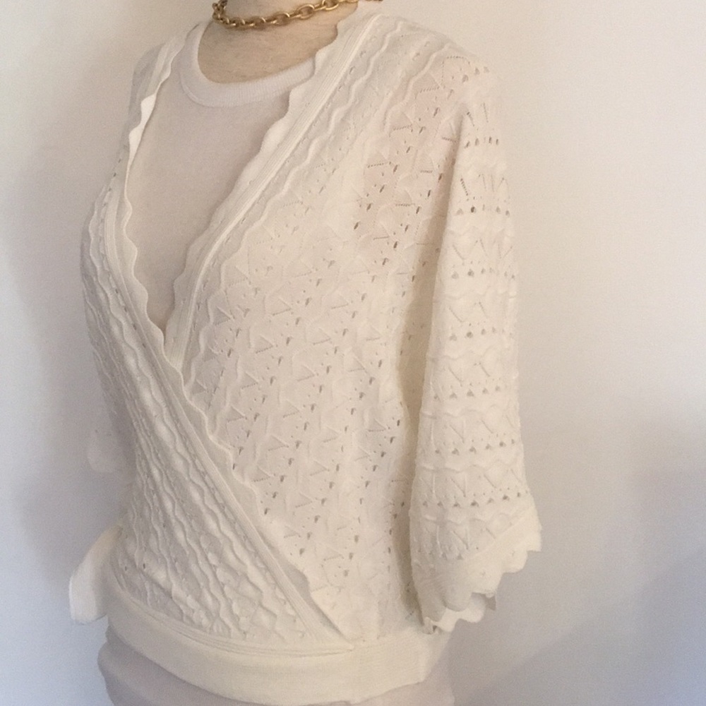 Wrap sweater